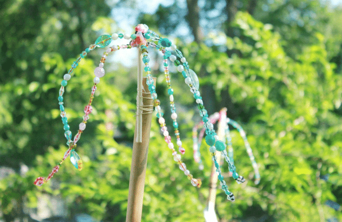preschool mother's day crafts beaded garden ornaments